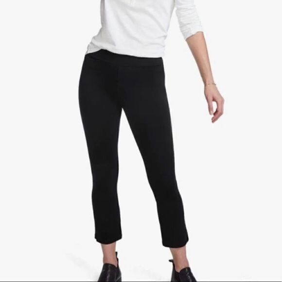 #131 AMERICAN GIANT black cropped heavy leggings - Picture 1 of 11
